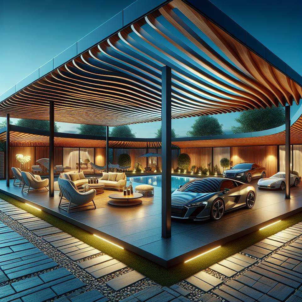 My cars are Parking Near My house in Carport.
