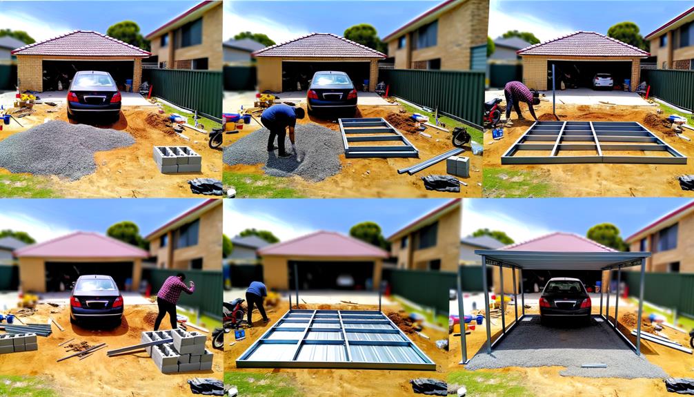 10 Steps to Build Your Own Metal Carport Easily